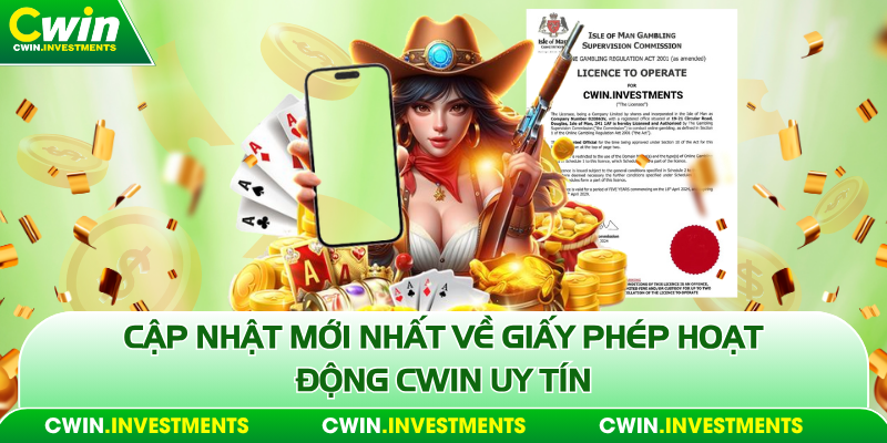 Giấy phép hoạt động cwin